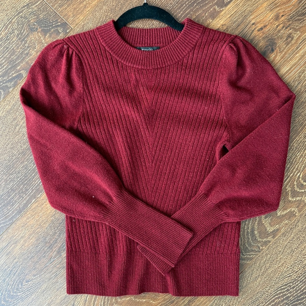 RW&CO. Rich Burgundy Sweater